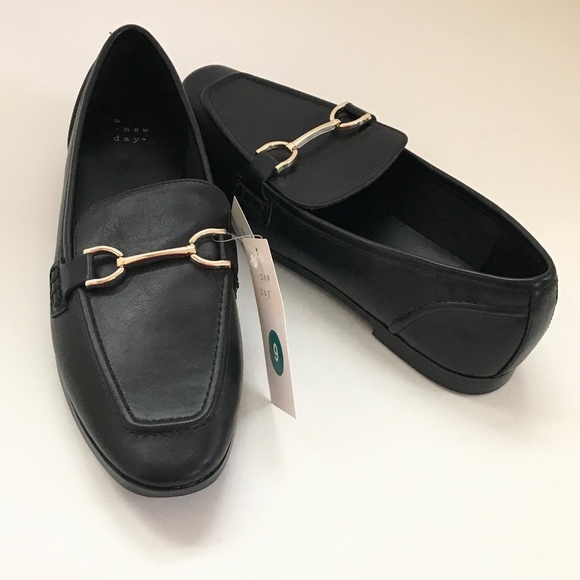 A NEW DAY Laurel Loafers Slip On Flat Black Women’s Size 6 - Picture 9 of 16